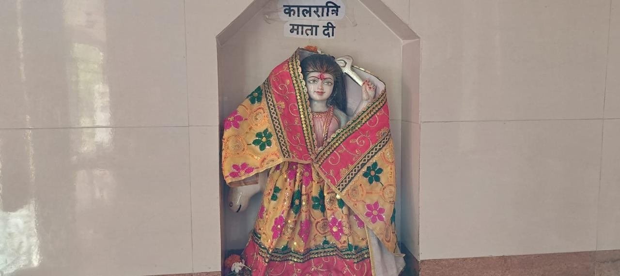 माँ कालरात्रि के दर्शन - विराजमान श्री मृत्युंजय महादेव मंदिर, लखनऊ